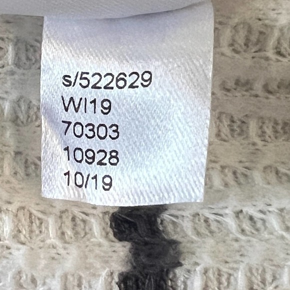 LOFT‎ STRIPED MOCK NECK WAFFLE KNIT PULLOVER SWEATER PRE-OWNED SIZE XS - Picture 13 of 13